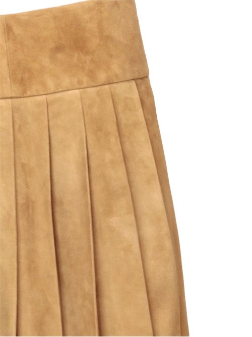 Tobacco brown woman skirt Ermanno Scervino | D442O704ZSU61336